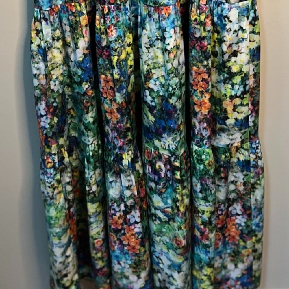 Atelier Women's Blue Wildflower Maxi Dress Size 8 - Picture 9 of 10